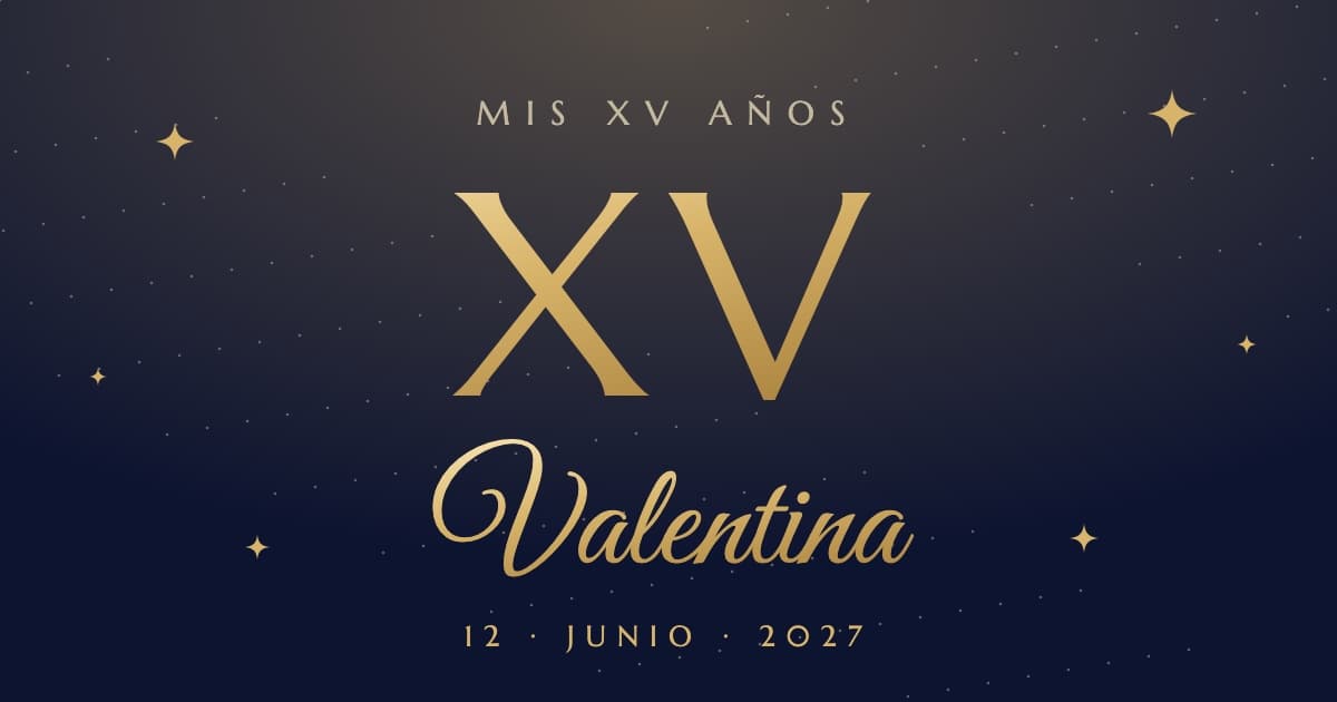 XV años de Valentina